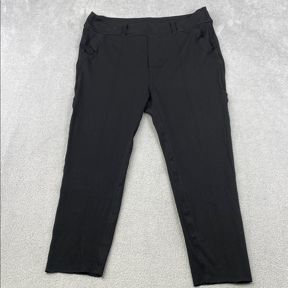Frank & Eileen L Cotton Stretch Blend Billion Dollar Pant Murphy Black Pant FLAW